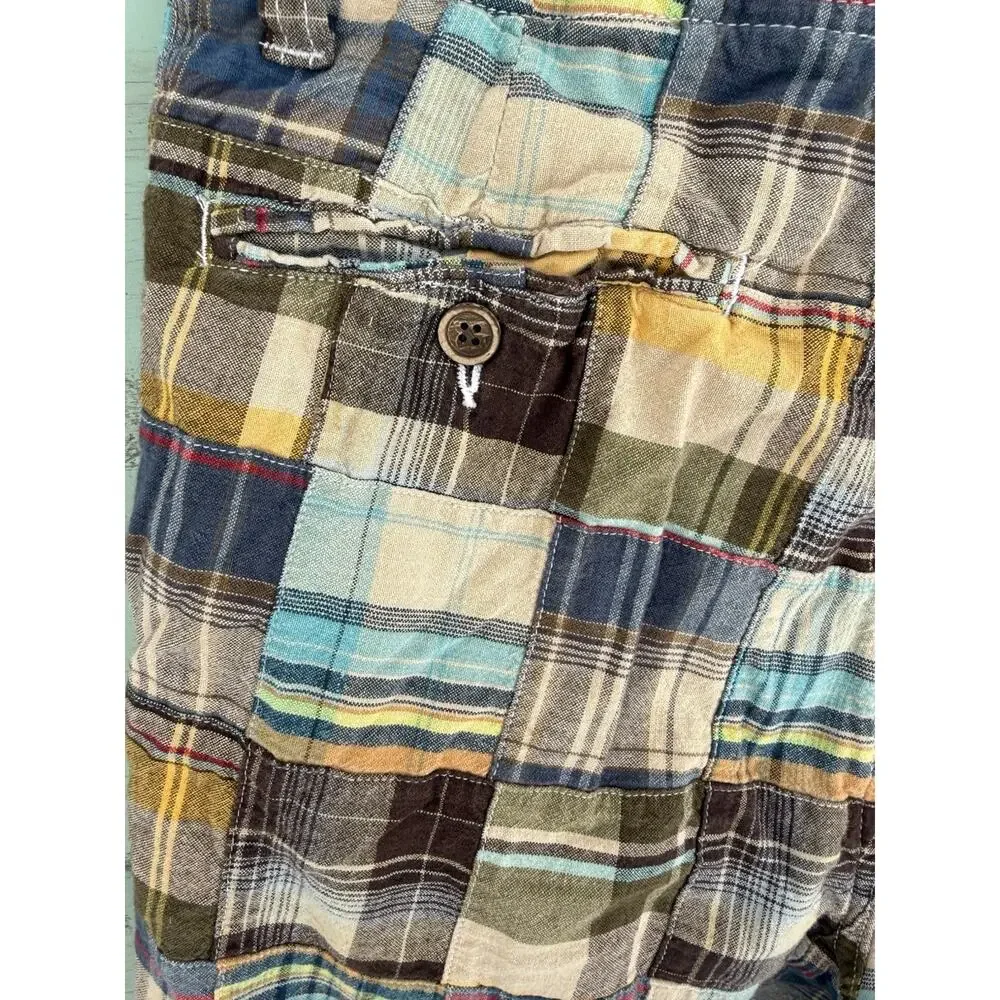 Islander Mens Patchwork Cargo‎ Shorts Size 36 Inseam 10” Summer